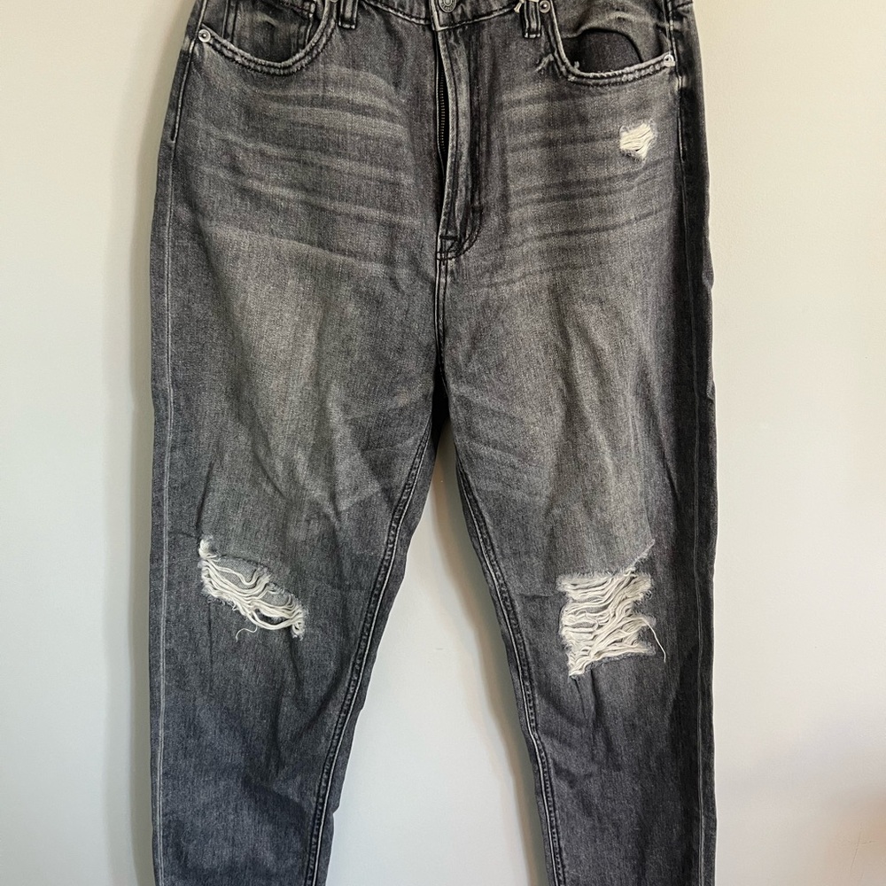 Hidden Zoey Mom Tapered Jean, Distressed Jeans for Women